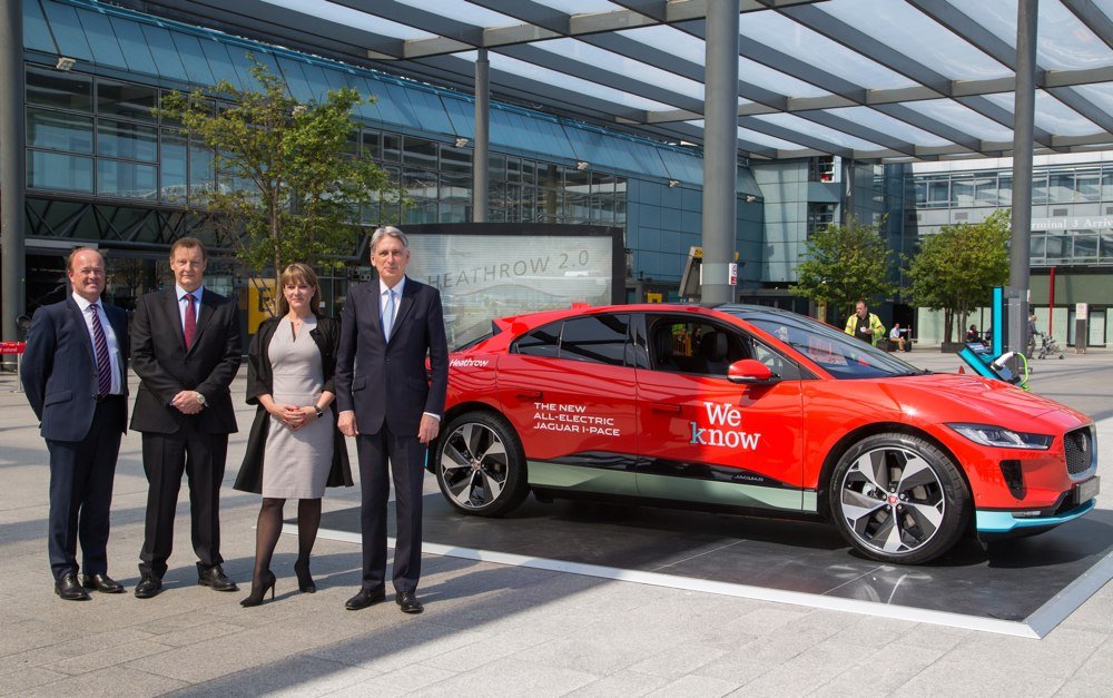 i-pace EV at heathrow