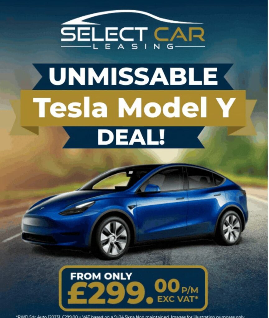 Tesla model y offer